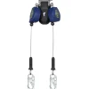 FallTech 8' Cable FT-X Class 2 LE SRL, Twin-leg with Steel Snap Hooks 82808TP1