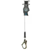 FallTech 8' CTX Cable Class 2 Leading Edge Personal SRL-P, Single-leg with Steel Mini Rebar Hook 83208SP0