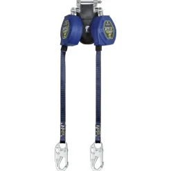 FallTech 8' EdgeCore FT-X Class 2 LE SRL, Twin-leg with Steel Snap Hooks 84108TP1
