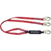 FallTech 6' Ironman Energy Absorbing Double-leg Lanyard w/ Steel Snap Hooks 8247BY