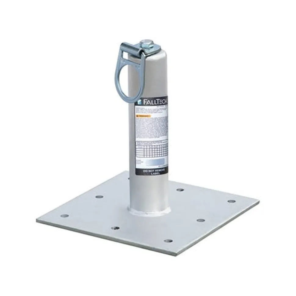 FallTech 12" Post Anchor Connector w/ Swivel D-ring For Concrete & Steel 78012CSSD