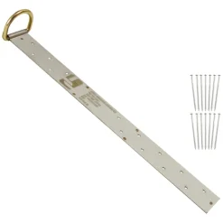 FallTech 8" Single-D Permanent Roof Anchor for Wood 7434S