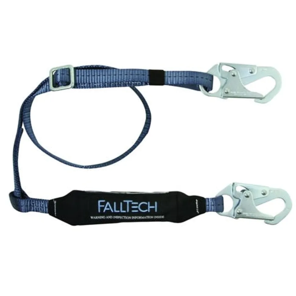 FallTech 4' to 6' Adjustable Viewpack Web Shock Absorbing Lanyard 8257
