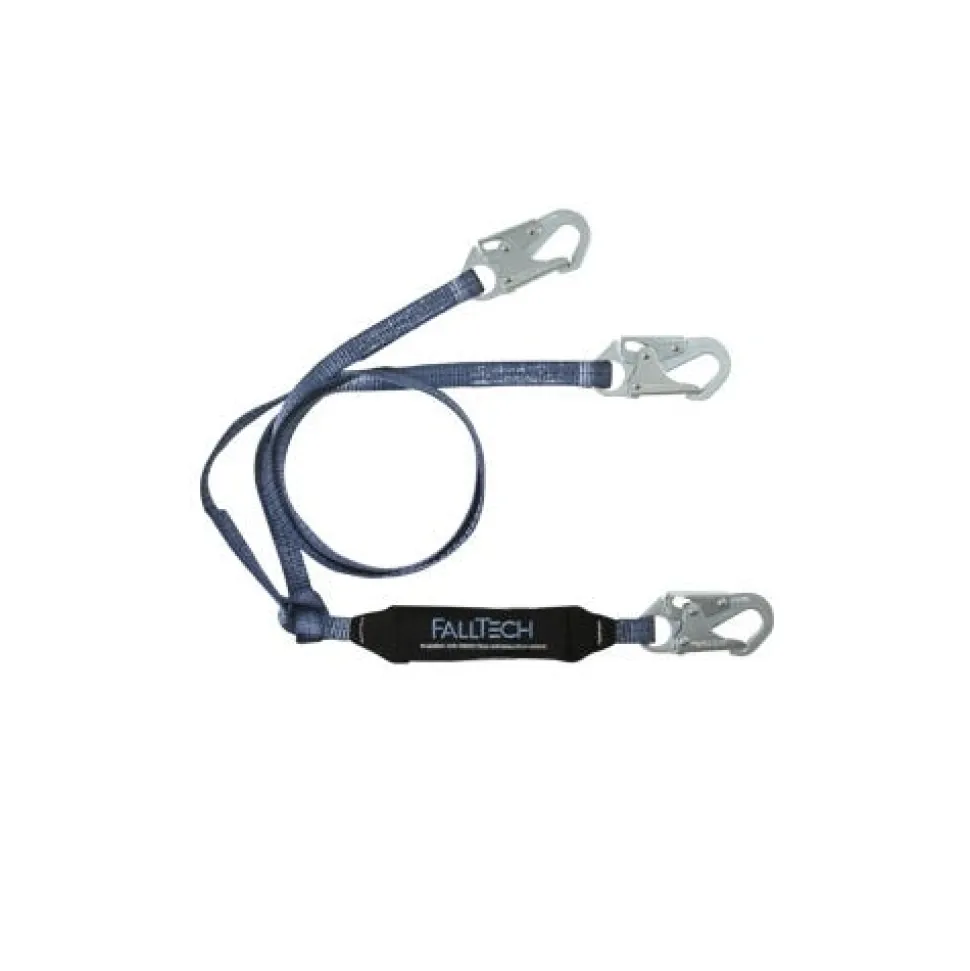 FallTech ClearPack 6' Shock Absorbing Y Lanyard 82608