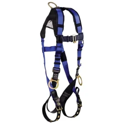FallTech Contractor+ 3D Standard Non-belted Full Body Harness, Tongue Buckle Leg Adjustment 7018B