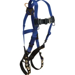 FallTech Contractor 1D Standard Non-belted Full Body Harness, Tongue Buckle Leg Adjustment 7016