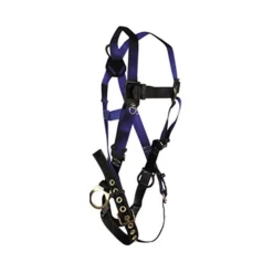 FallTech Contractor 3D Standard Non-belted Full Body Harness, Tongue Buckle Leg Adjustment 7018
