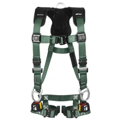 FallTech 3D Standard Non-Belted Full Body Harness, Quick-Connect Leg Adjustment 19103DQC