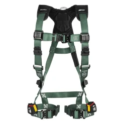 FallTech 1D Standard Non-Belted Full Body Harness, Quick-Connect Leg Adjustment FT1910QC