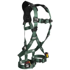 FallTech 1D Standard Non-Belted Full Body Harness, Quick-Connect Leg Adjustment FT1910QC