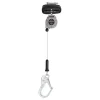 FallTech DuraTech 9' Leading Edge Cable SRL Single-leg with Steel Rebar Hook 83909SP3