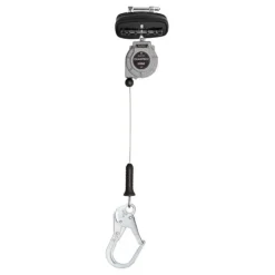FallTech DuraTech 9' Leading Edge Cable SRL Single-leg with Steel Rebar Hook 83909SP3