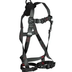 FallTech FT-IRON Back D-Ring Full Body Harness Quick Connect Legs - S/M, 8143SM