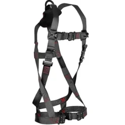 FallTech FT-IRON Back D-Ring Full Body Harness Quick Connect Legs - S/M, 8141SM