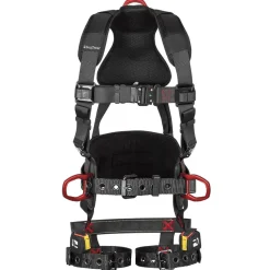 FallTech FT-Iron 3D Construction Belted Full Body Harness, Tongue Buckle Leg Adjustment - Large/XL 8144LXL