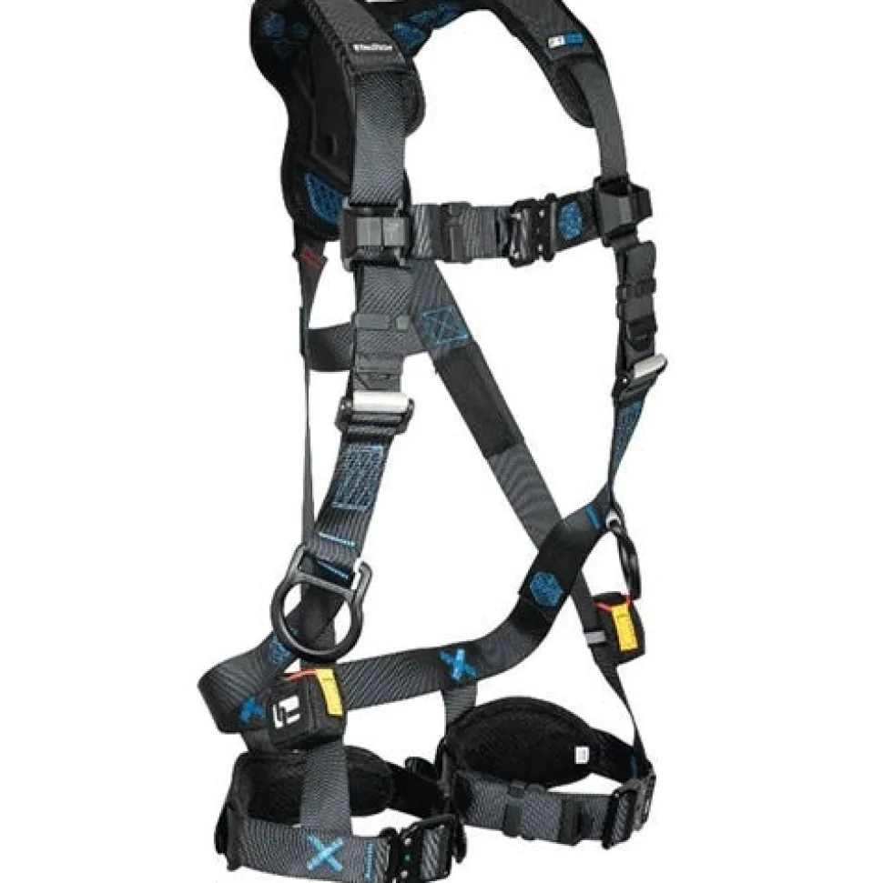FallTech FT-One 3D Standard Non-belted Full Body Harness, Quick Connect Adjustments 8124B3DQC