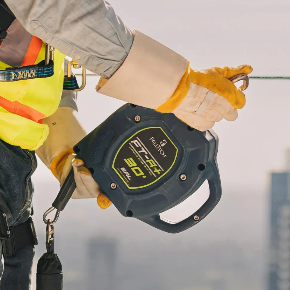 FallTech FT-R+™ Class 2 Leading Edge SRL with 30' Galvanized Steel Cable, 420 lb max., Field Replaceable Cable 721730LER