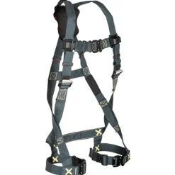 FallTech FT-Weld 1D Standard Non-belted Full Body Harness, Quick Connect Buckle Leg Adjustment 7040
