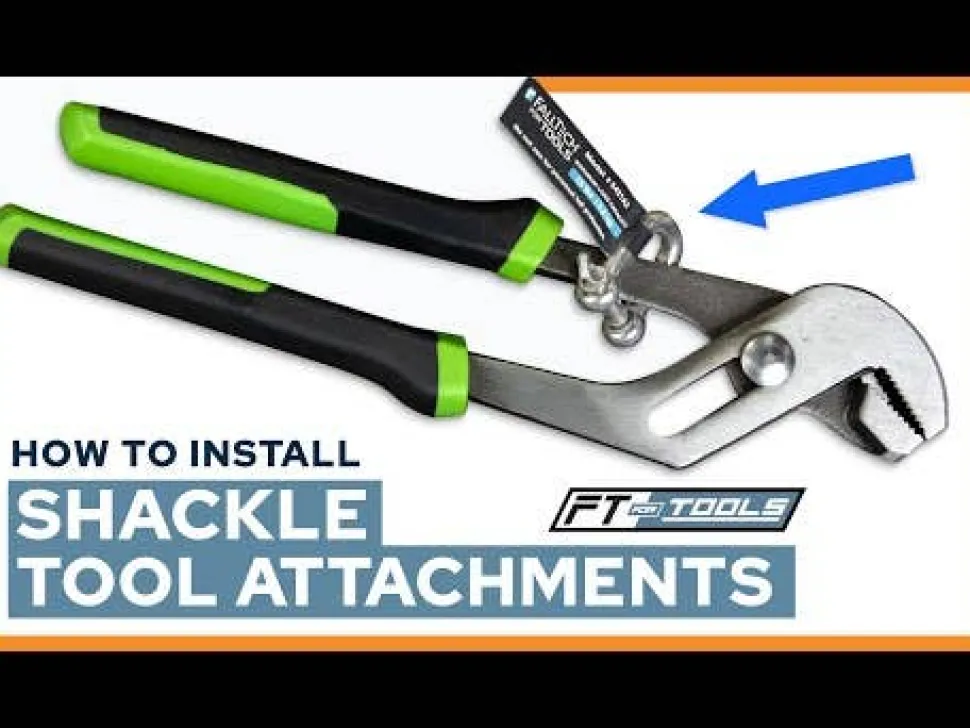 FallTech Shackle Tool Attachment, 0.4" x 0.75", 2/pack 5420A2