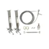 FallTech SteelGrip Cable HLL System with Stanchions for 4 to 12" I-Beams 6036024