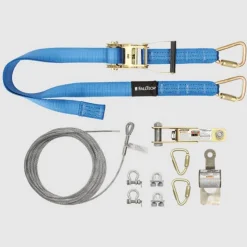 FallTech SteelGrip Plus Single-span Temporary Cable HLL Assembly without Anchors 620060R