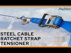 FallTech SteelGrip Plus Single-span Temporary Cable HLL Assembly without Anchors 620060R