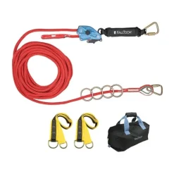 FallTech Temporary 60' 4-Person HLL Lifeline Kit 772060