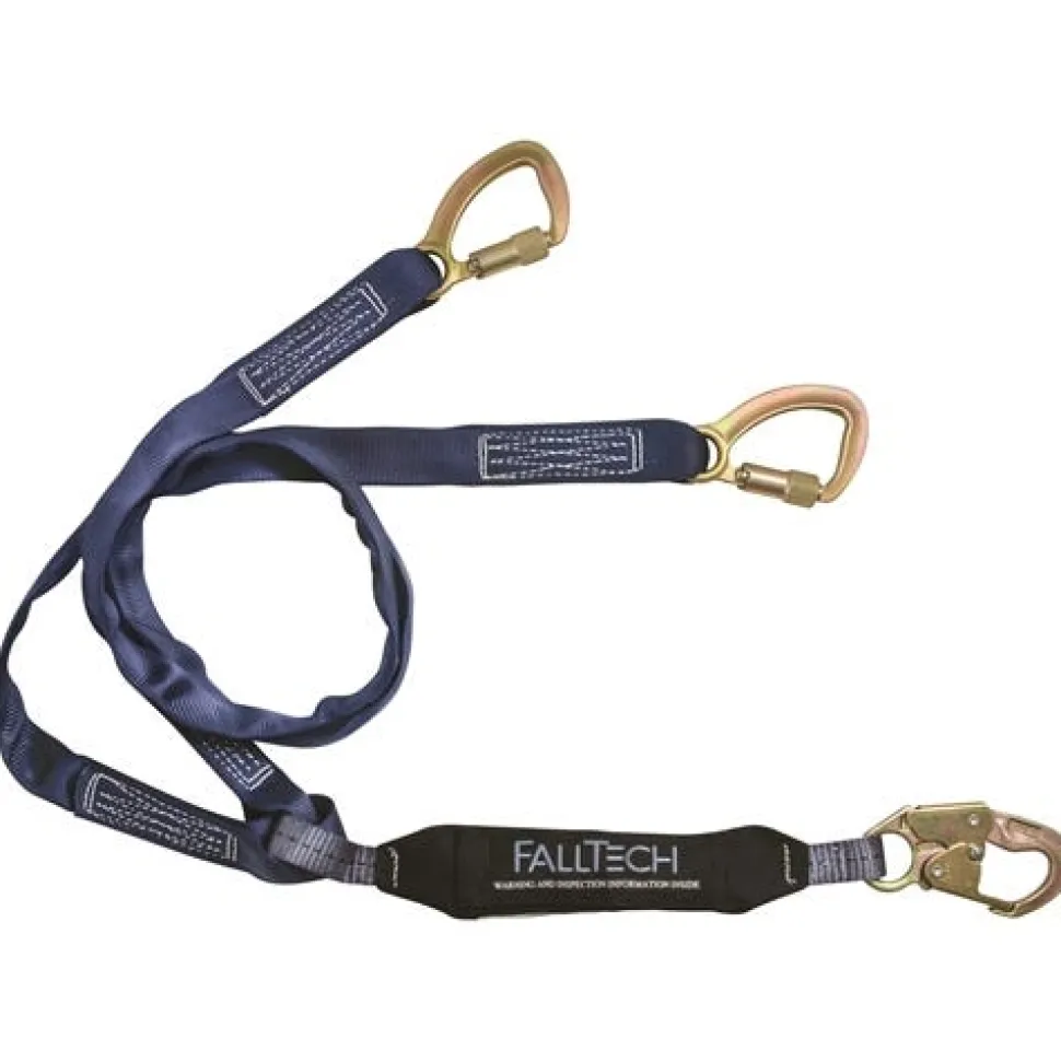 FallTech WrapTech/ViewPack 6' Shock Absorbing Lanyard 8241Y