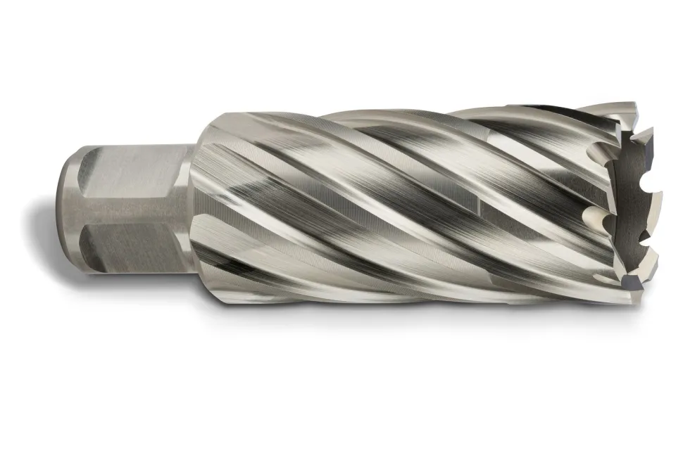 Fein Jancy Slugger HSS Nova Annular Cutter with Centering Pin - 3/4" Straight Shank, 2" Depth, 1" Diameter 63134254042