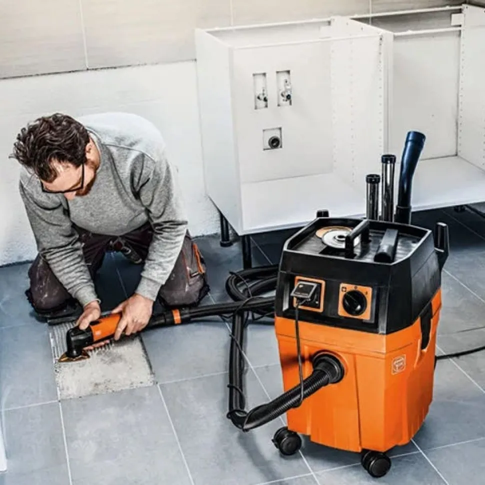 Fein Turbo II HEPA 9 Gallon 151 CFM Wet/Dry Dust Extractor Vac 92036060990