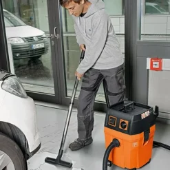 Fein Turbo II HEPA 9 Gallon 151 CFM Wet/Dry Dust Extractor Vac 92036060990