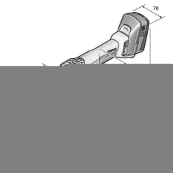 Fein 18V AmpShare AGSZ 18-90 LBL Cordless Long-Reach Die Grinder 71230661090