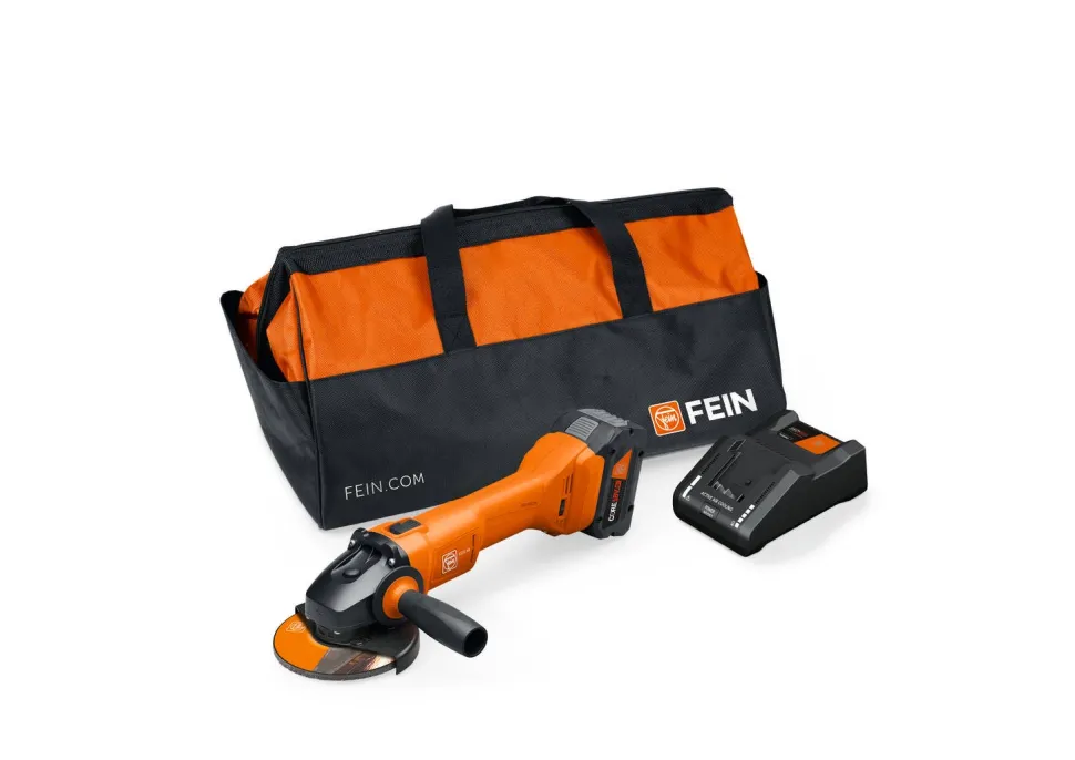 Fein 18V AmpShare CCG 18-125-10 AS 5" Angle Grinder Slide 1080 Watts Kit 71220262120