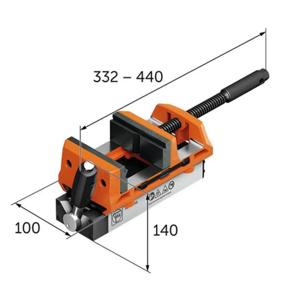 Fein VersaMag Mobile Vise Permanent Magnet Set 90701004020