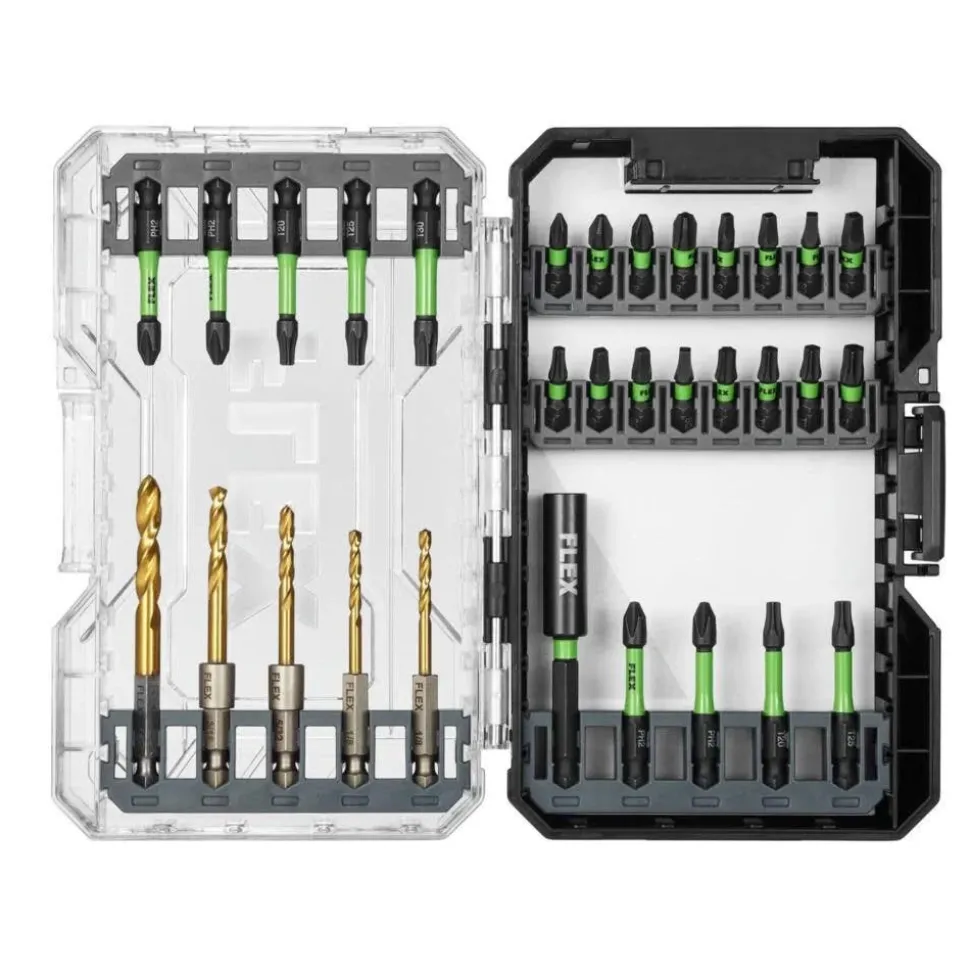 Flex 31 Piece Impact Drill & Drive Stack Pack Bit Set FAM10001-31