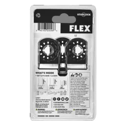 Flex 3 Piece Oscillating Accessory Plunge Cutting Blade Set FAM40101-3