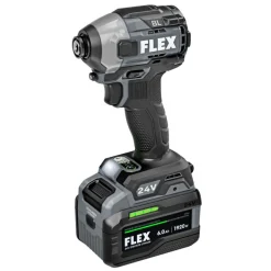 FLEX 1/4" Quick Eject Hex Impact Driver Kit (6.0Ah Stacked) FX1371A-1H