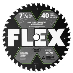 FLEX 7-1/4" 40T Fine Trim/Crosscut Wood Blade FA201004-10B