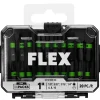 FLEX Impacks 1" Mixed Allen & Slotted Impact Driver Bit 20Pc. FA101009-20