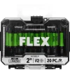 FLEX Impacks 2" Ph2 Impact Driver Bit 20Pc. FA101002-20