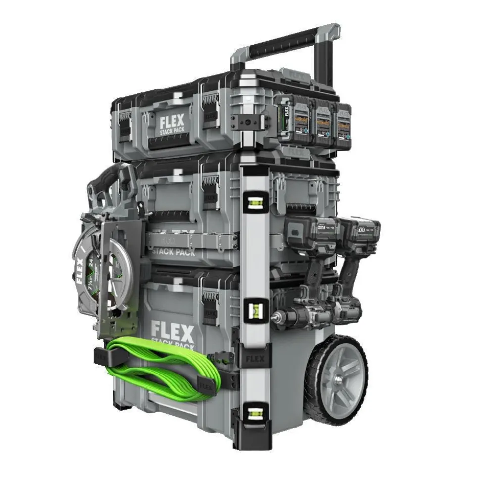 FLEX STACK PACK Side Tool Rack Rails 2-Pack Attachment FS1604-2