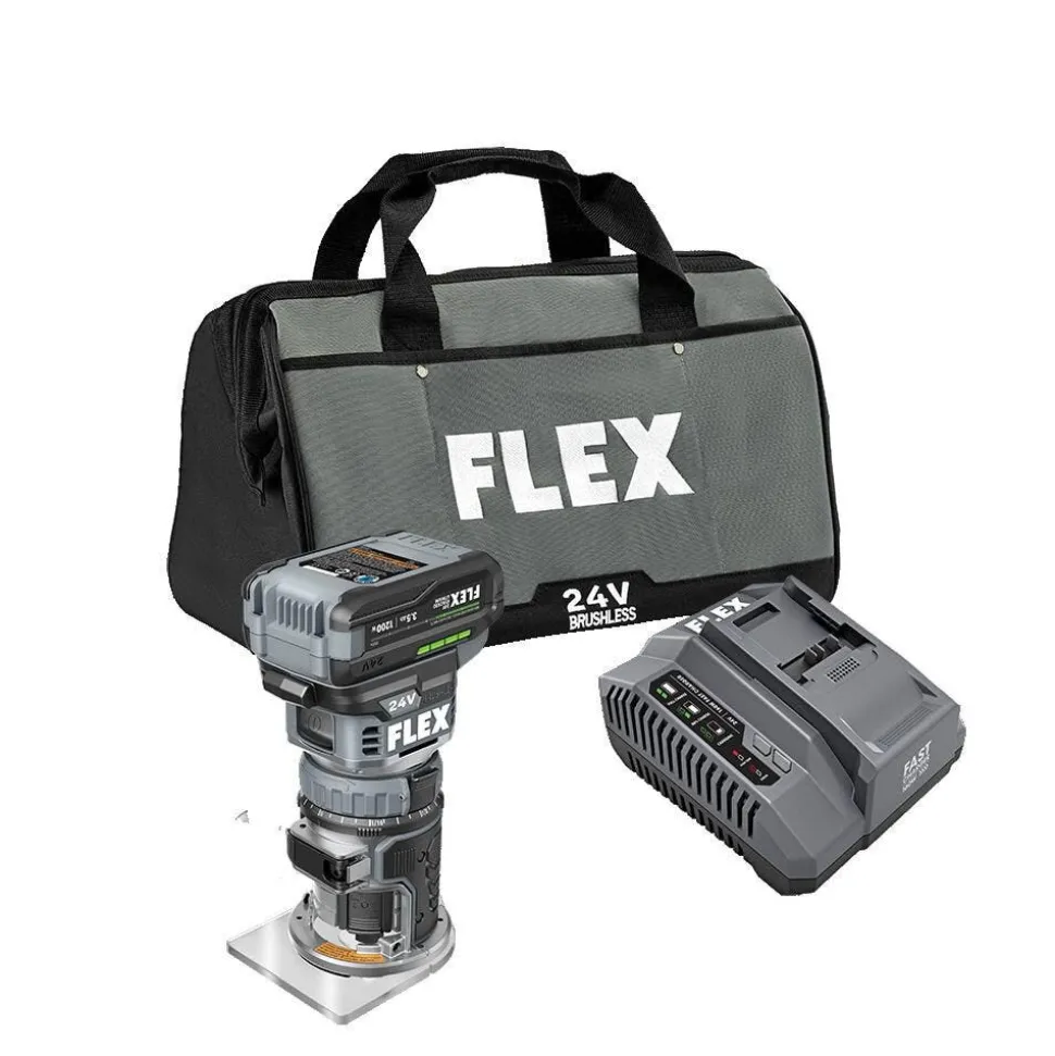 Flex Trim Router Stacked Lithium Kit FX4221-1F