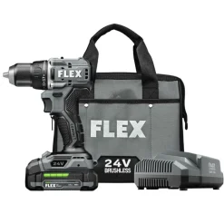 FLEX 24V 1/2" 2 Speed Compact Drill Driver Kit FX1131-1A