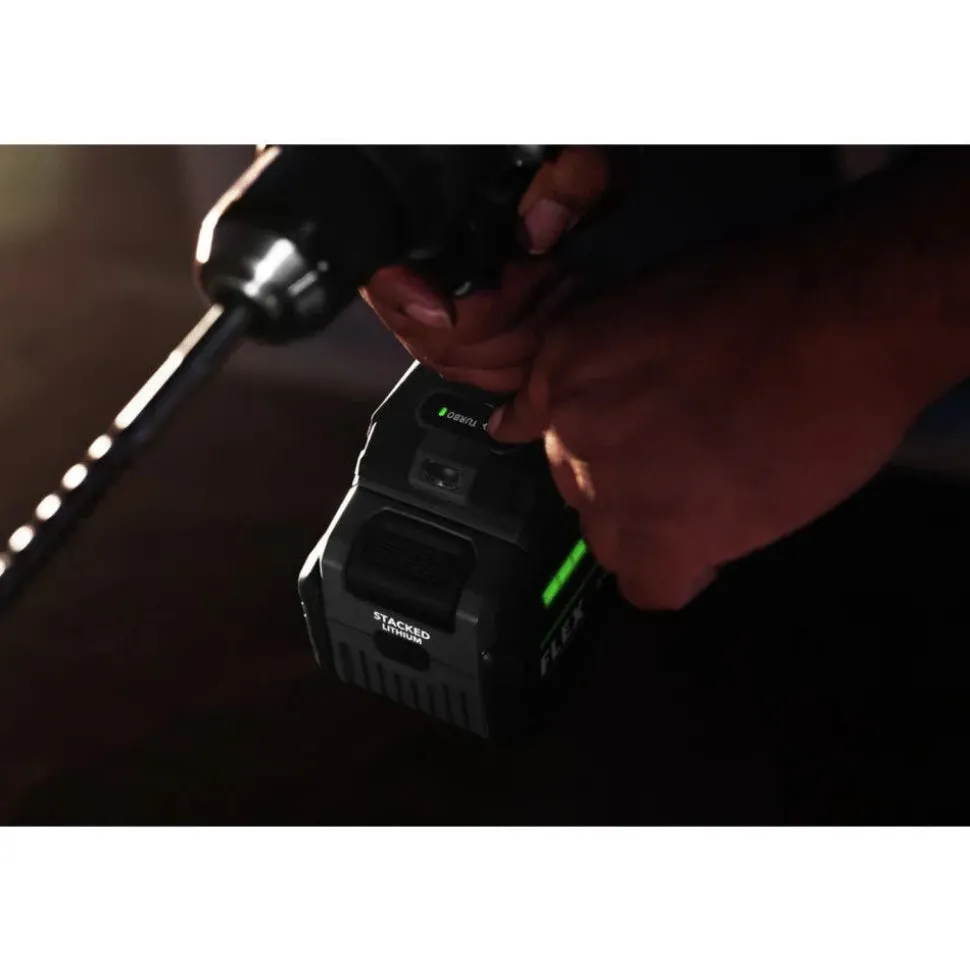 FLEX 24V 1/2" Hammer Drill Turbo Mode Kit (6.0Ah Stacked) FX1271T-1H