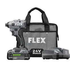 FLEX 24V 1/4" Hex Compact Impact Driver Kit FX1331-1A
