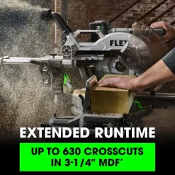 FLEX 24V Brushless 12" Cordless Dual Bevel Sliding Compound Miter Saw (Tool Only) FX7141A-Z