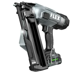 FLEX 24V Brushless 16Ga Angled Finish Nailer Kit FX4321A-1A