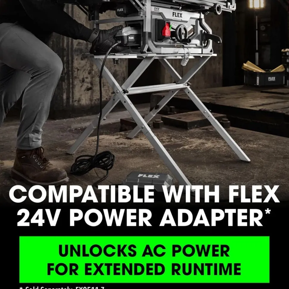 FLEX 24V Compact 8-1/4" Table Saw (Tool Only) FX7211-Z