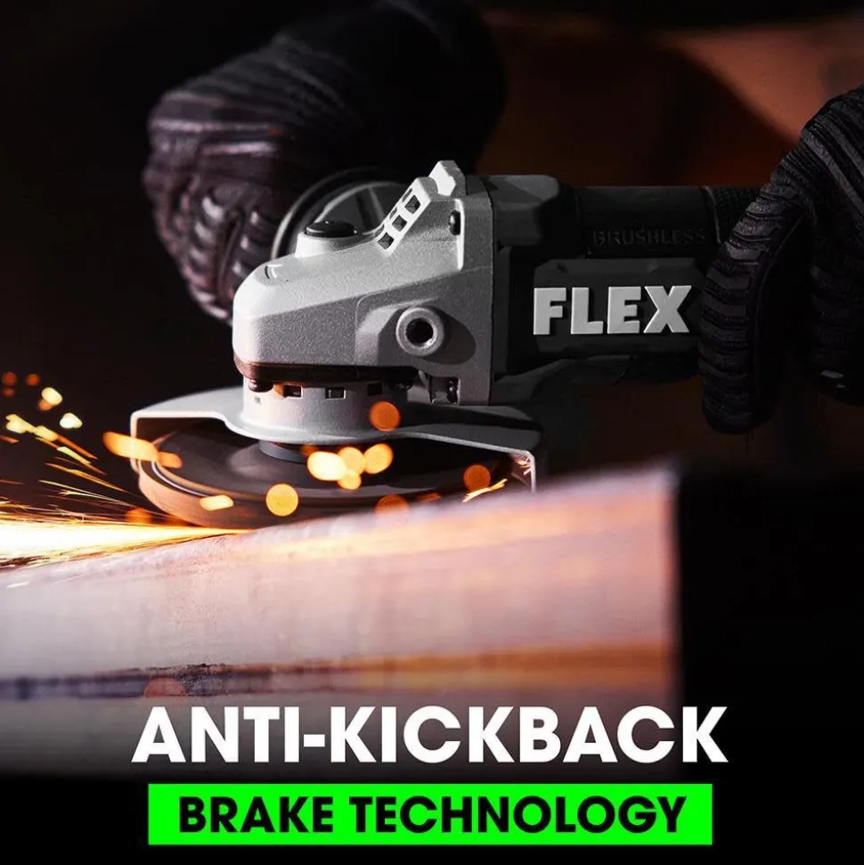 Flex 24V Variable Speed 5" Angle Grinder w/ Paddle Switch (Tool Only) FX3171A-Z