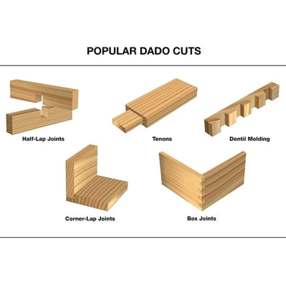 Freud 8" Pro Dado Set Blade Stack for 10" Table Saw SD208S